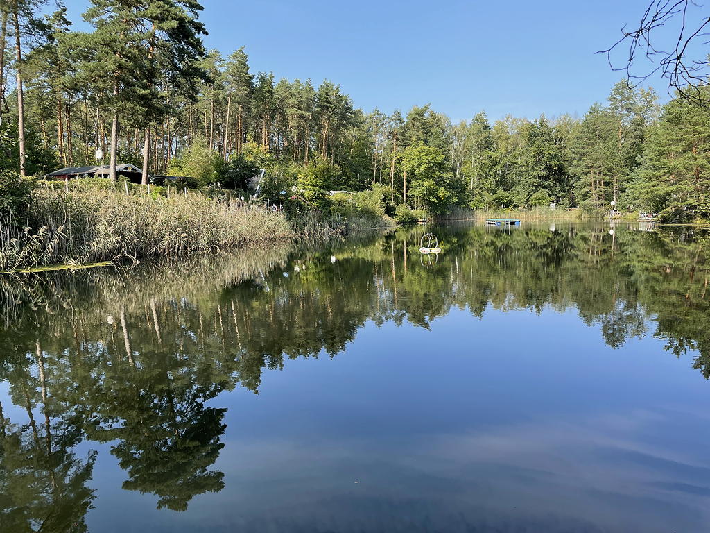 Schwimmende Insel zur 60-jahr Feier